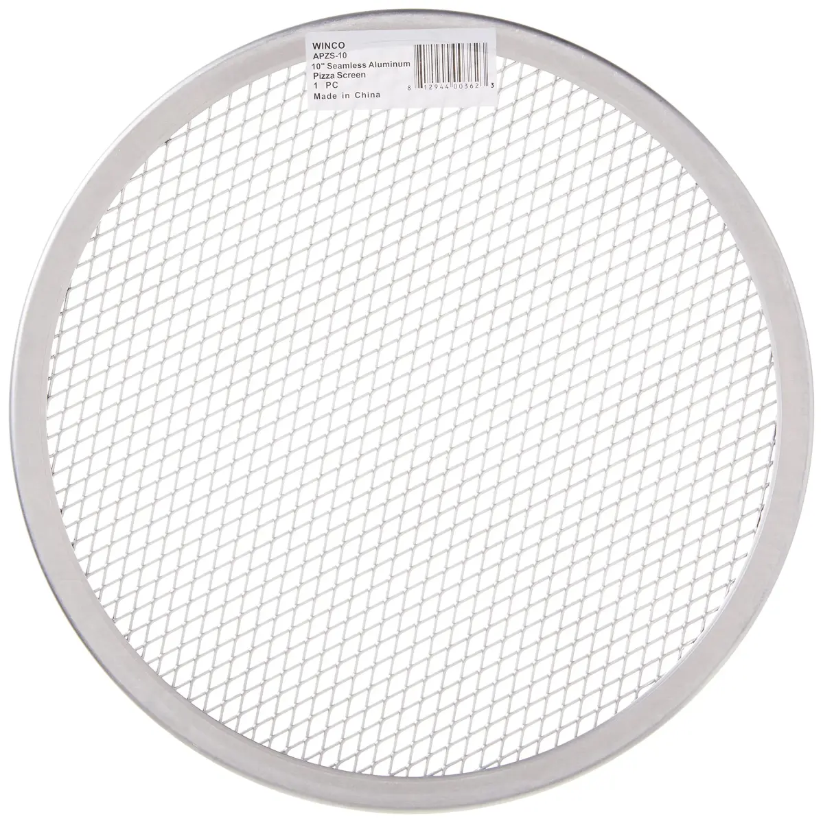 Winco 10 Inch Aluminum Pizza Screen (Pack of 3) | Commercial-Grade for Crispier Crust - view 5