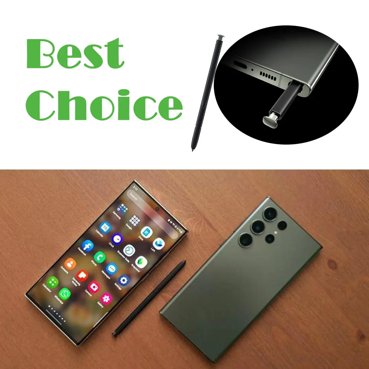 Alovexiong Replacement Stylus Pen for Samsung Galaxy S23 Ultra 5G, Green (Without Bluetooth) - view 5