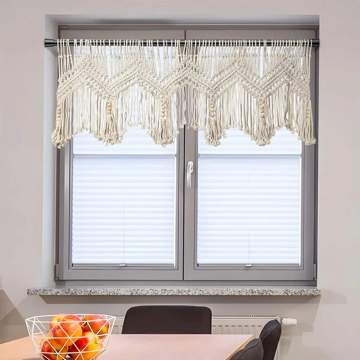 ZipGlo Black Spring Tension Curtain Rods 53.3 cm (21") - 2 Pcs | No-Drill Installation for Windows & Doors - view 6