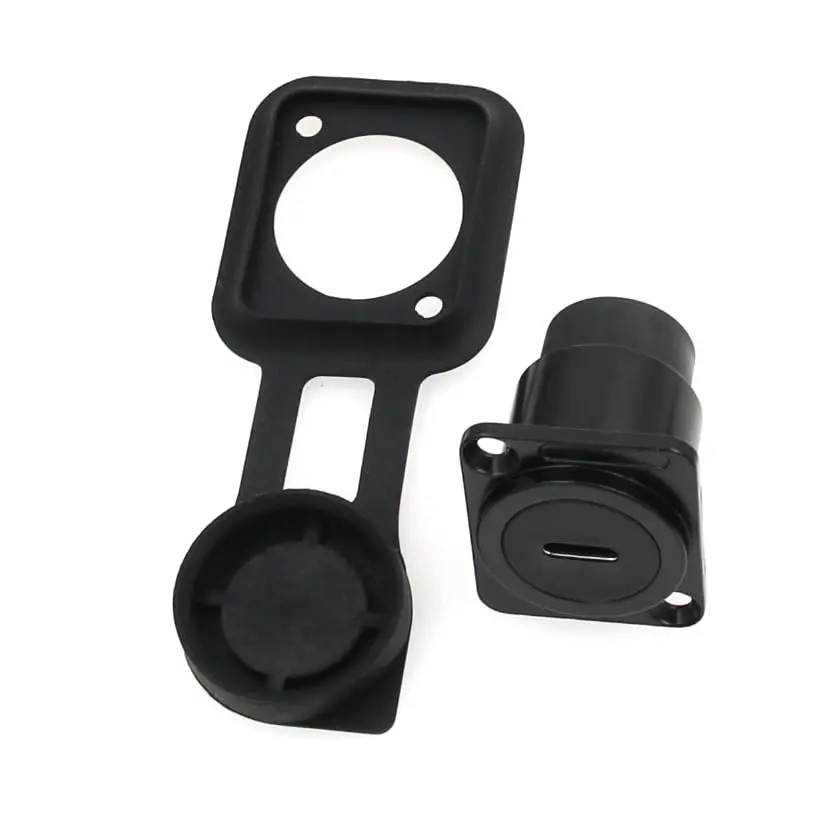 HangTon Waterproof USB-C Panel Mount Socket Coupler 2-Pack | 10Gbps Data Transfer - view 5
