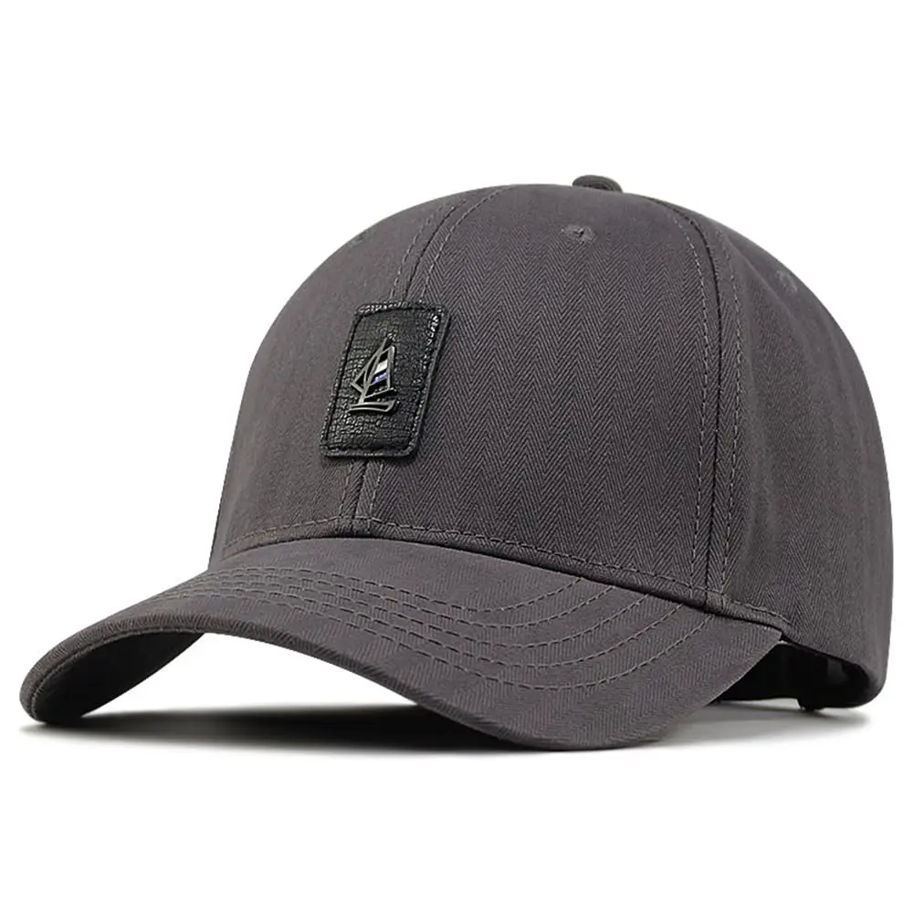 FASHIXD Big Head Hats for Men Oversize XXL Baseball Cap in Grey | Adjustable Cotton Sun Hat for Large Heads - main product image