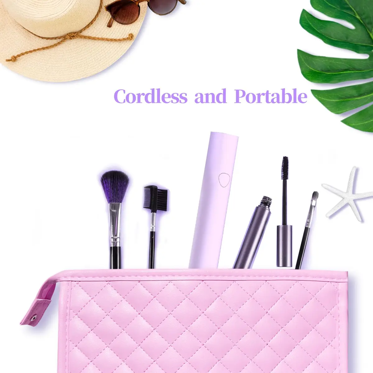 Denabuty Mini UV LED Nail Lamp Handheld with Stand, Violet | Portable Gel Nail Dryer for Art & Manicures - view 8