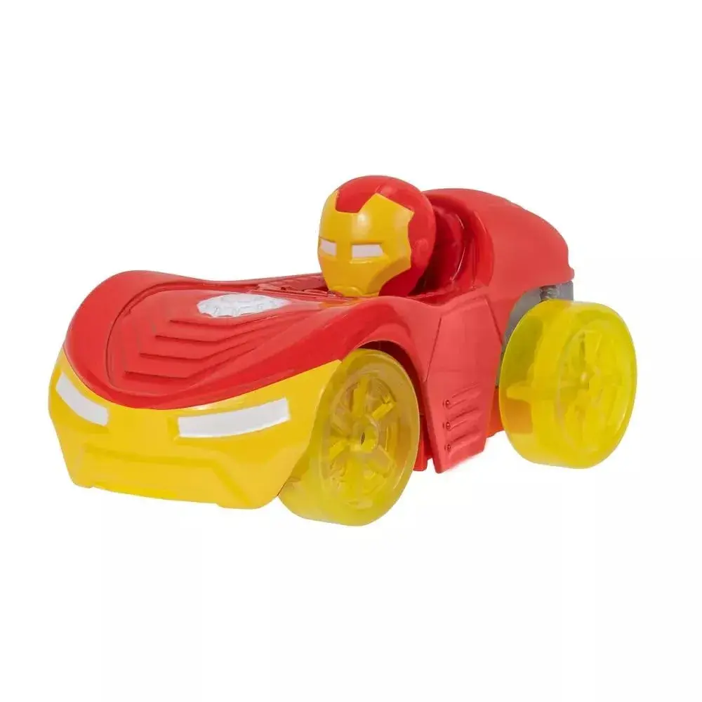 Spidey and his Amazing Friends Amazing Metals Race Car 1:64 Scale (Iron Tony Stark Man) | Jazwares Plastic Toy Car - view 5