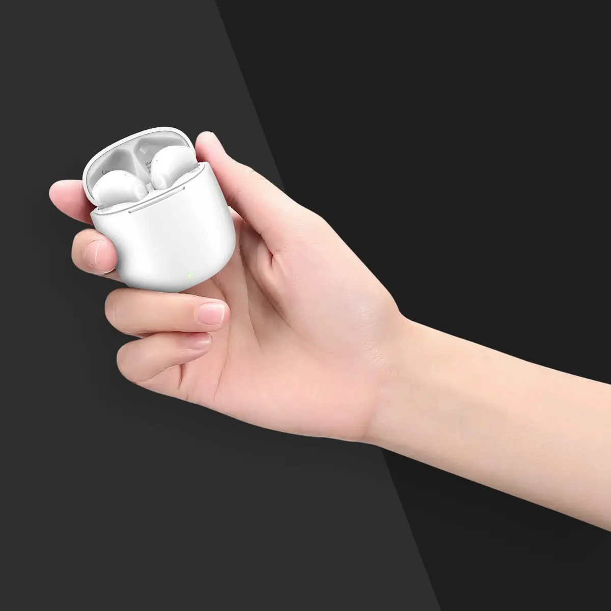 yobola T9 True Wireless Earbuds Bluetooth 5.0 Headphones with Charging Case, Deep Bass, IPX5 Waterproof, White (40g) - view 7