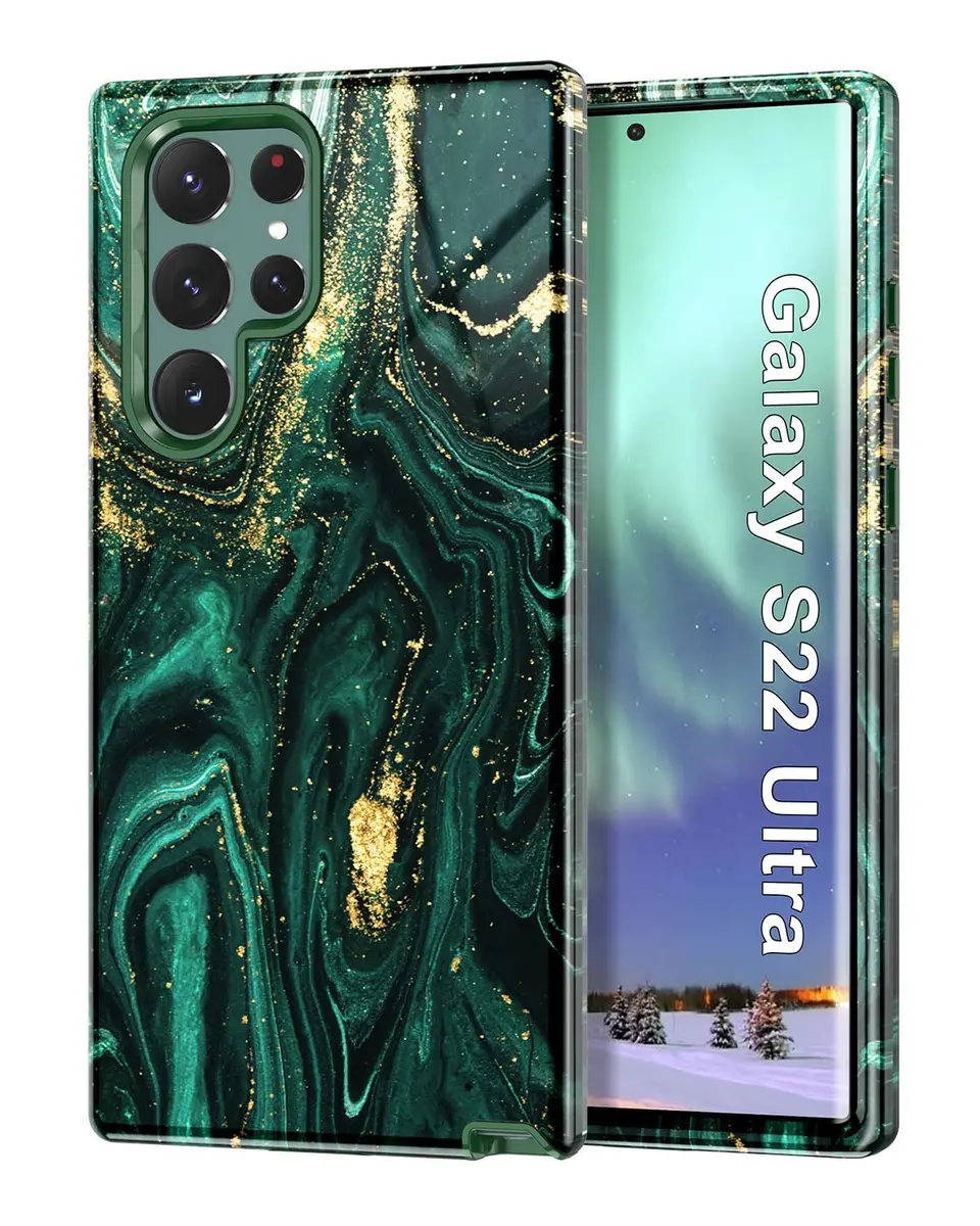 Btscase Cellular Phone Case 6.8 inches | Marble Pattern Shockproof Full Body - main product image