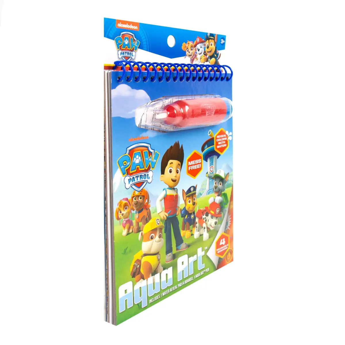 Paw Patrol Aqua Art Pad with Water Pen | Mess-Free Reusable Toddler Activity Book (4 Pages, 6" x 7.5") - view 7