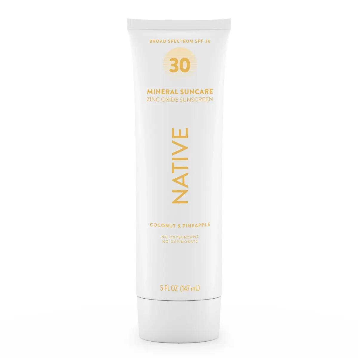 Native Sunscreen SPF 30 Zinc Oxide 148ml (5 Fl Oz) | Dermatologist Tested - main product image