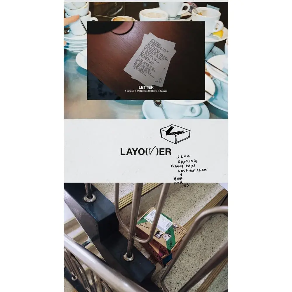 V Layover Album (VIOLET ver.) 16cm (6.3in) x 21.6cm (8.5in) | Official Music Release - view 7