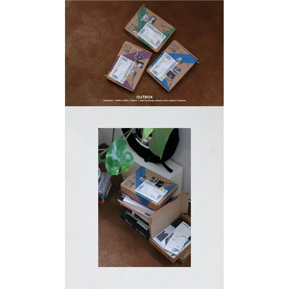 V Layover Album (VIOLET ver.) 16cm (6.3in) x 21.6cm (8.5in) | Official Music Release - view 3