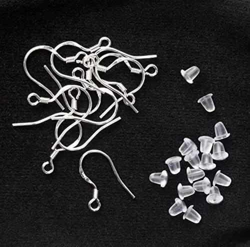 HOLLOSPORT Sterling Silver Earring Hooks 12 Pairs | Jewelry Making Supplies, Safe & Elegant - view 4