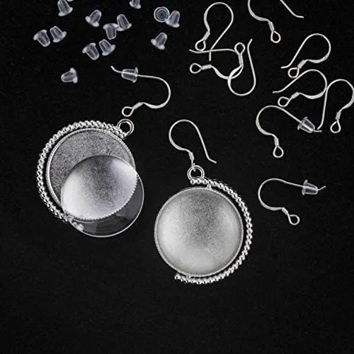 HOLLOSPORT Sterling Silver Earring Hooks 12 Pairs | Jewelry Making Supplies, Safe & Elegant - view 6