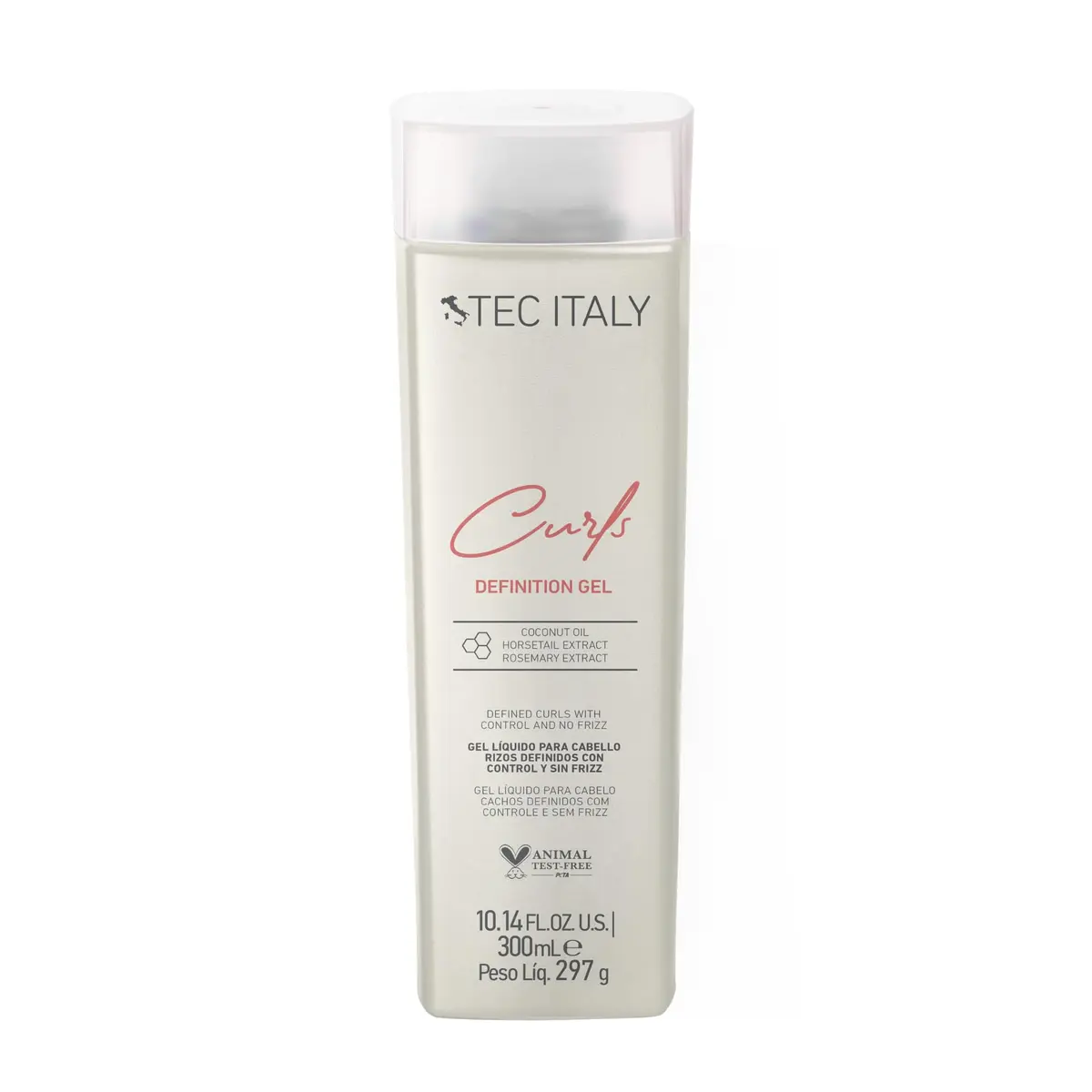 Tec Italy Curls Defining Gel for Curly Wavy Hair, 10.14 fl oz | Anti Frizz, Flexible Hold, Long Lasting Shine - main product image