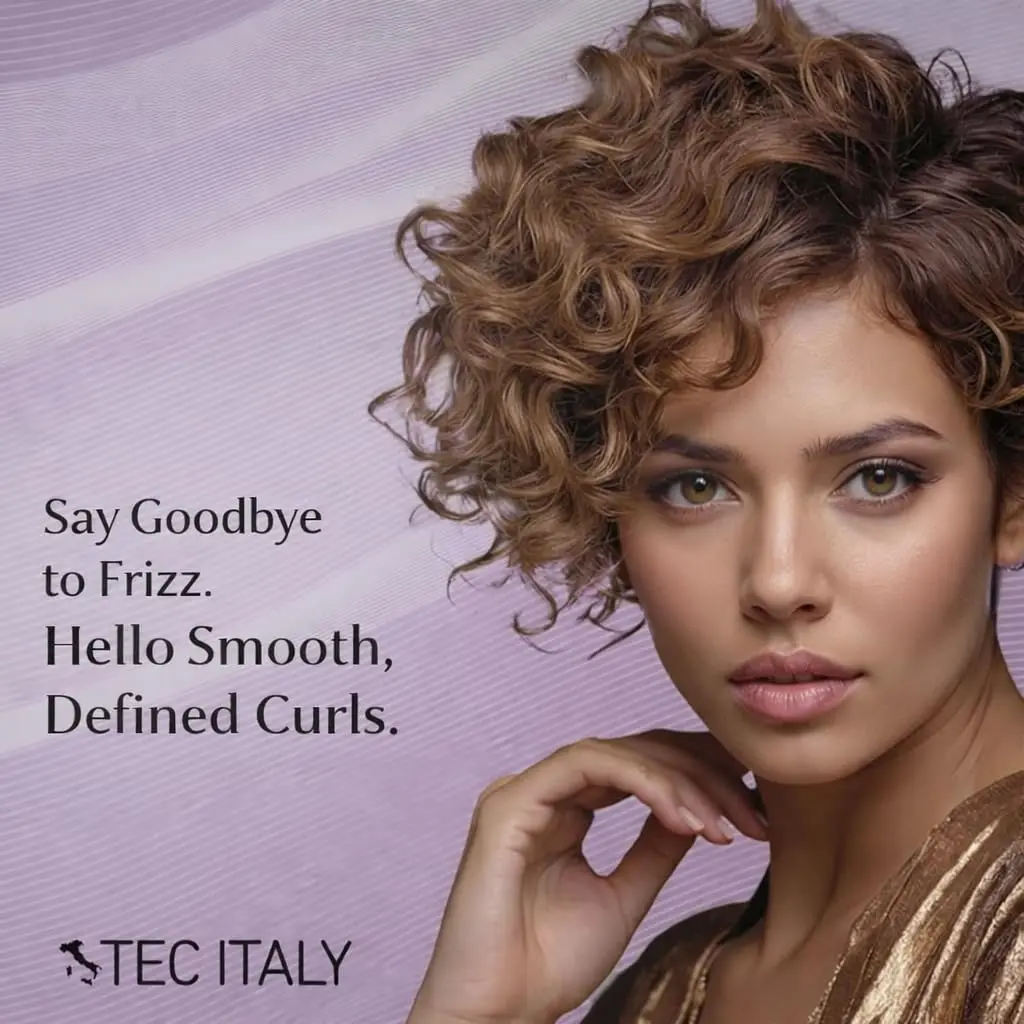 Tec Italy Curls Defining Gel for Curly Wavy Hair, 10.14 fl oz | Anti Frizz, Flexible Hold, Long Lasting Shine - view 4