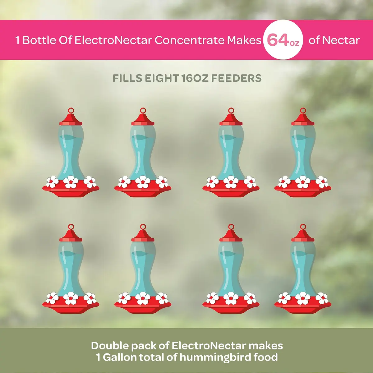 Kaytee ElectroNectar Wild Bird Food 16 Fl Oz | Electrolyte Concentrate for Hummingbirds - view 2
