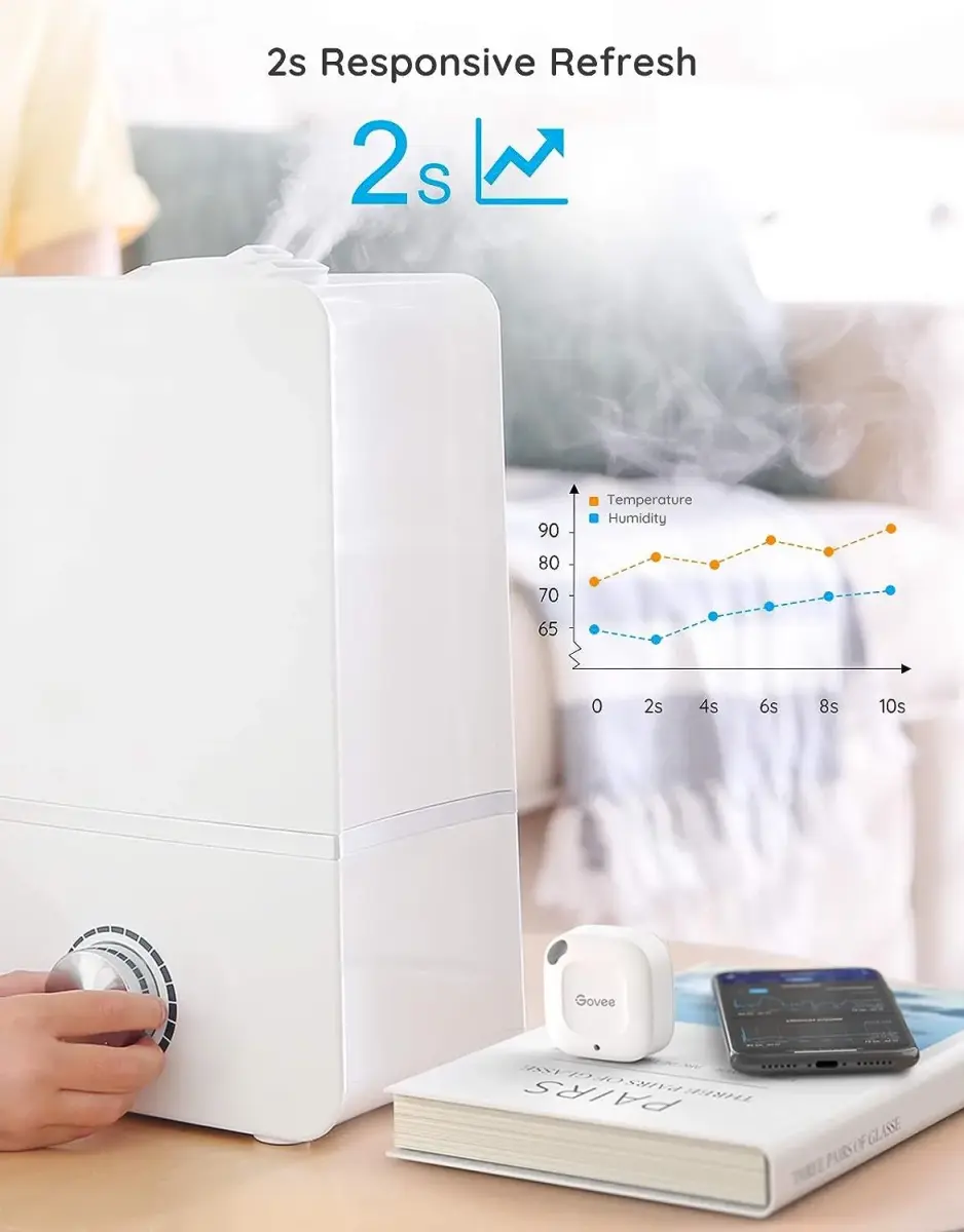 Govee Smart Bluetooth Thermometer Hygrometer 3 Pack | Monitor Temp & Humidity with App Alerts - view 7