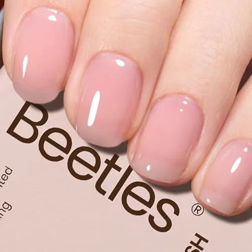 Beetles Gel Polish Nude Pink Jelly Gel Polish 15ml | Sheer Translucent Effect for Spring Summer Manicures - main product image