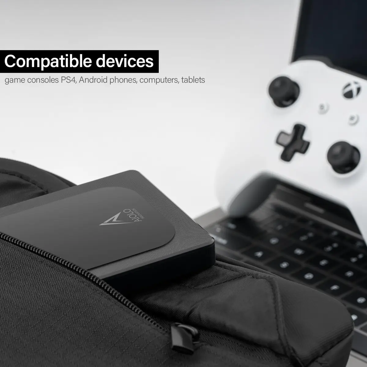 Aiolo Innovation 500GB External Hard Drive Ultra Slim Portable HDD-USB 3.0 for PC, Mac, Laptop, PS4, Xbox one, Xbox 360 | Ultra Fast Data Transfer - view 6