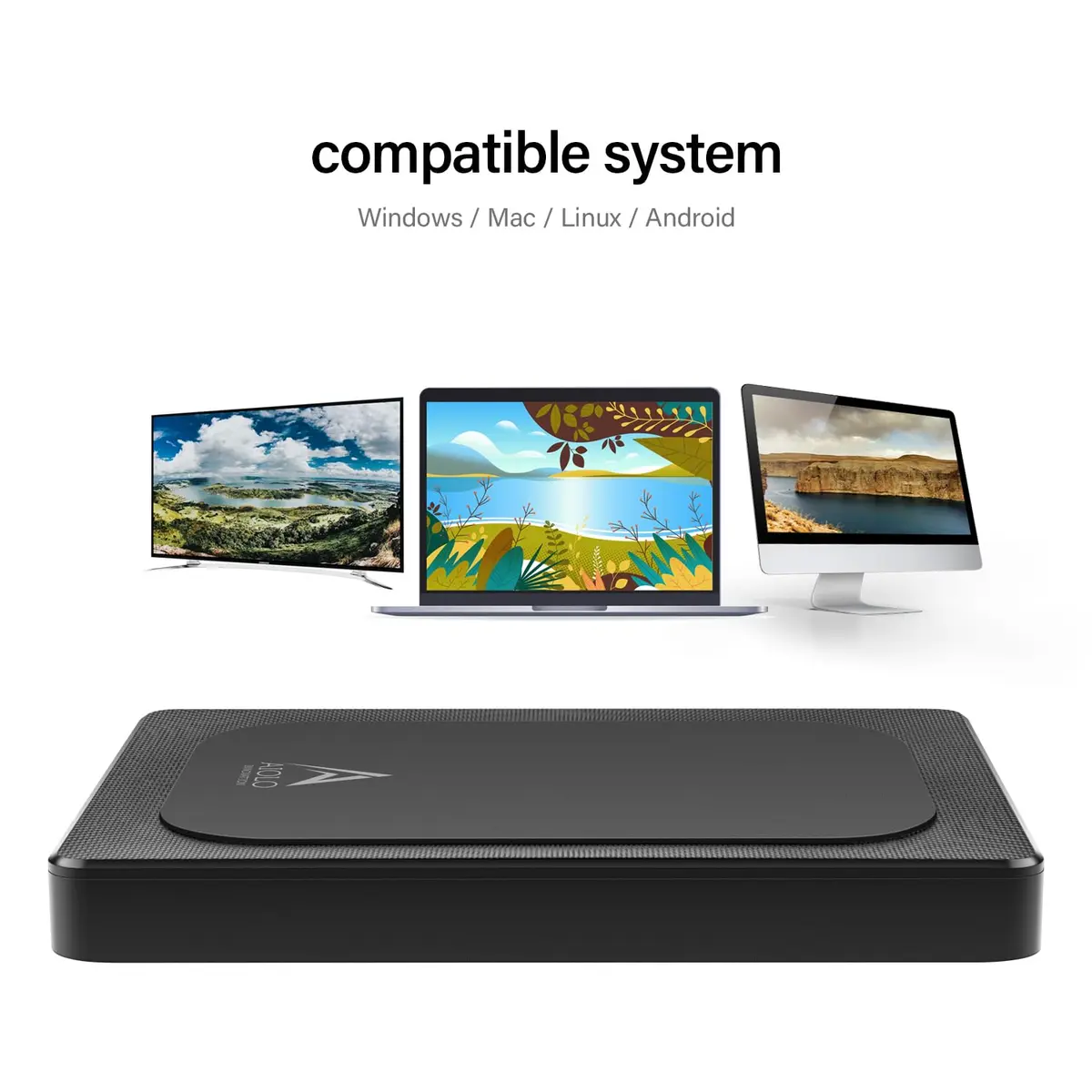 Aiolo Innovation 500GB External Hard Drive Ultra Slim Portable HDD-USB 3.0 for PC, Mac, Laptop, PS4, Xbox one, Xbox 360 | Ultra Fast Data Transfer - view 3