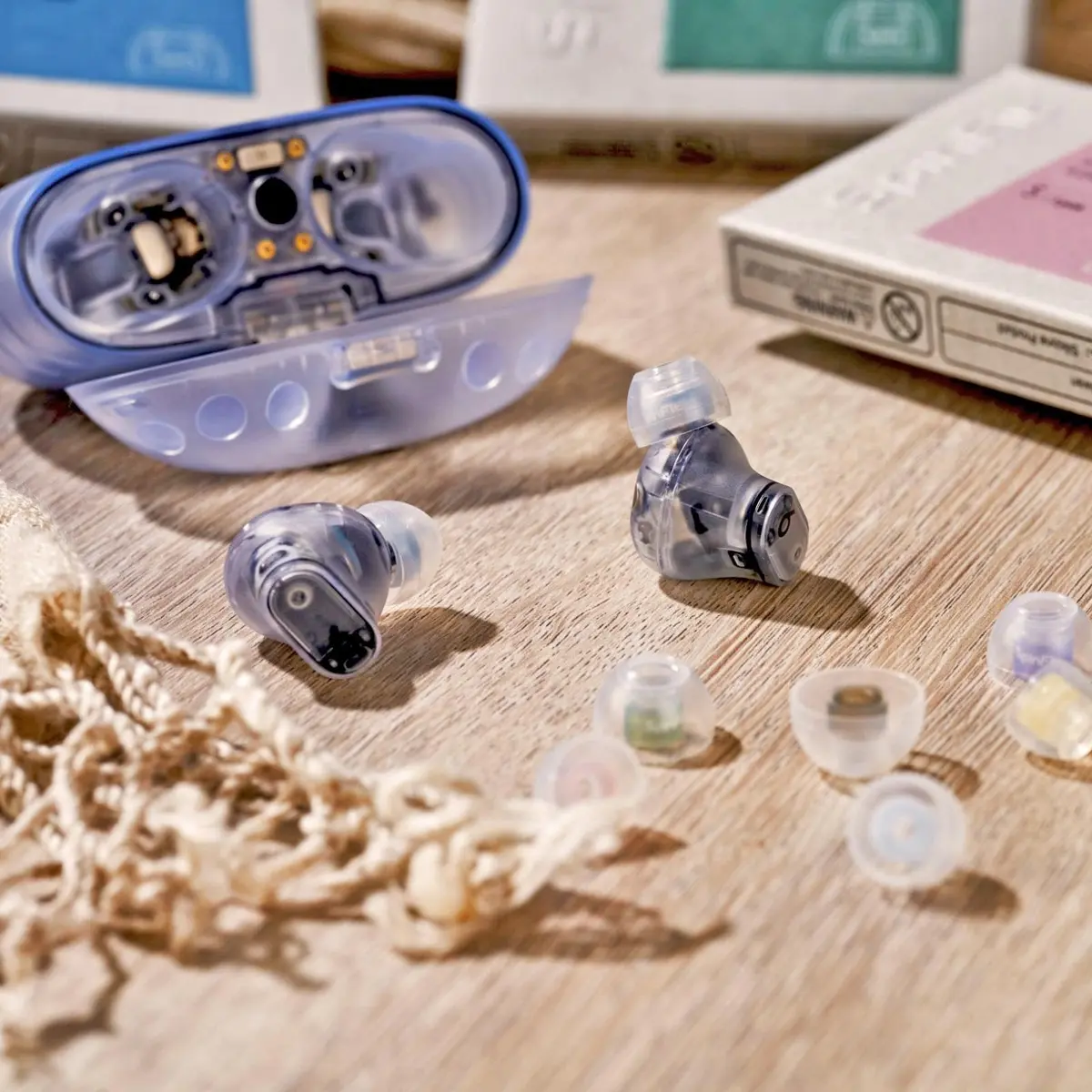 SpinFit Omni for True Wireless Earbuds & IEMs - MS - Patented Silicone Eartips for Replacement (1 Pair) (3.7 mm Nozzle Dia.) - view 3