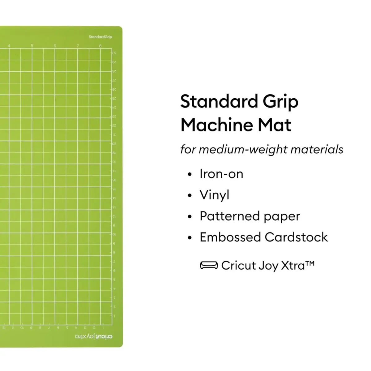 Cricut Standard Grip Machine Mat (8.5in x 12in) | Reusable Craft Mat for Medium-Weight Materials - view 3