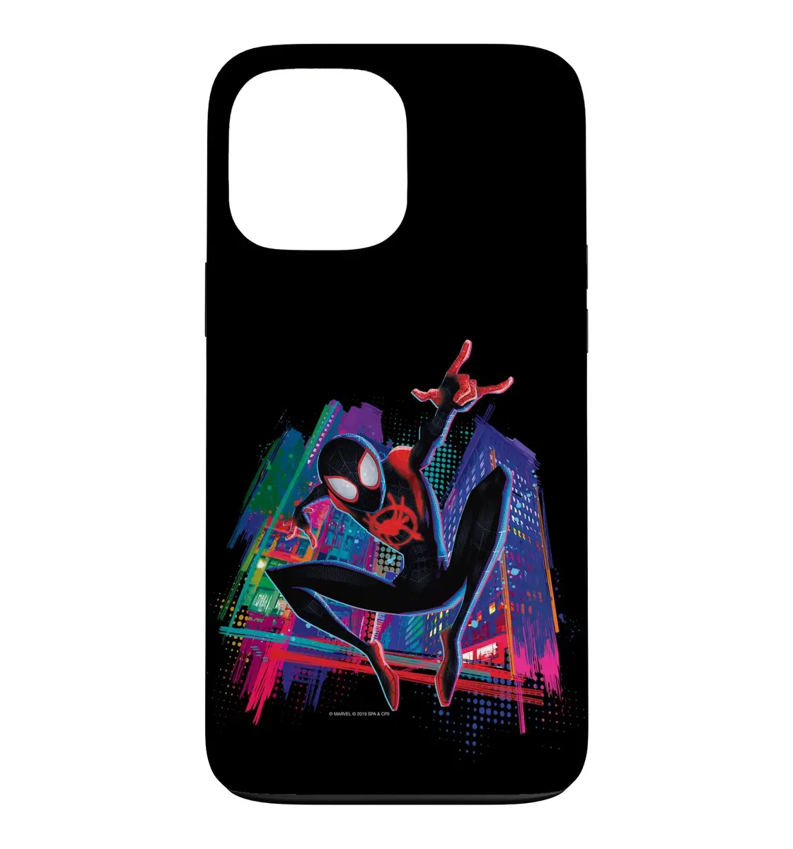 Marvel Spider-Man Miles Morales Graffiti City Case for iPhone 13 Pro Max | Shock-Resistant Polycarbonate & TPU - main product image