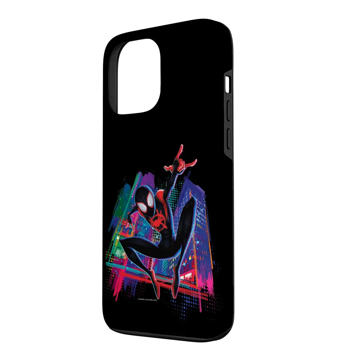 Marvel Spider-Man Miles Morales Graffiti City Case for iPhone 13 Pro Max | Shock-Resistant Polycarbonate & TPU - view 2
