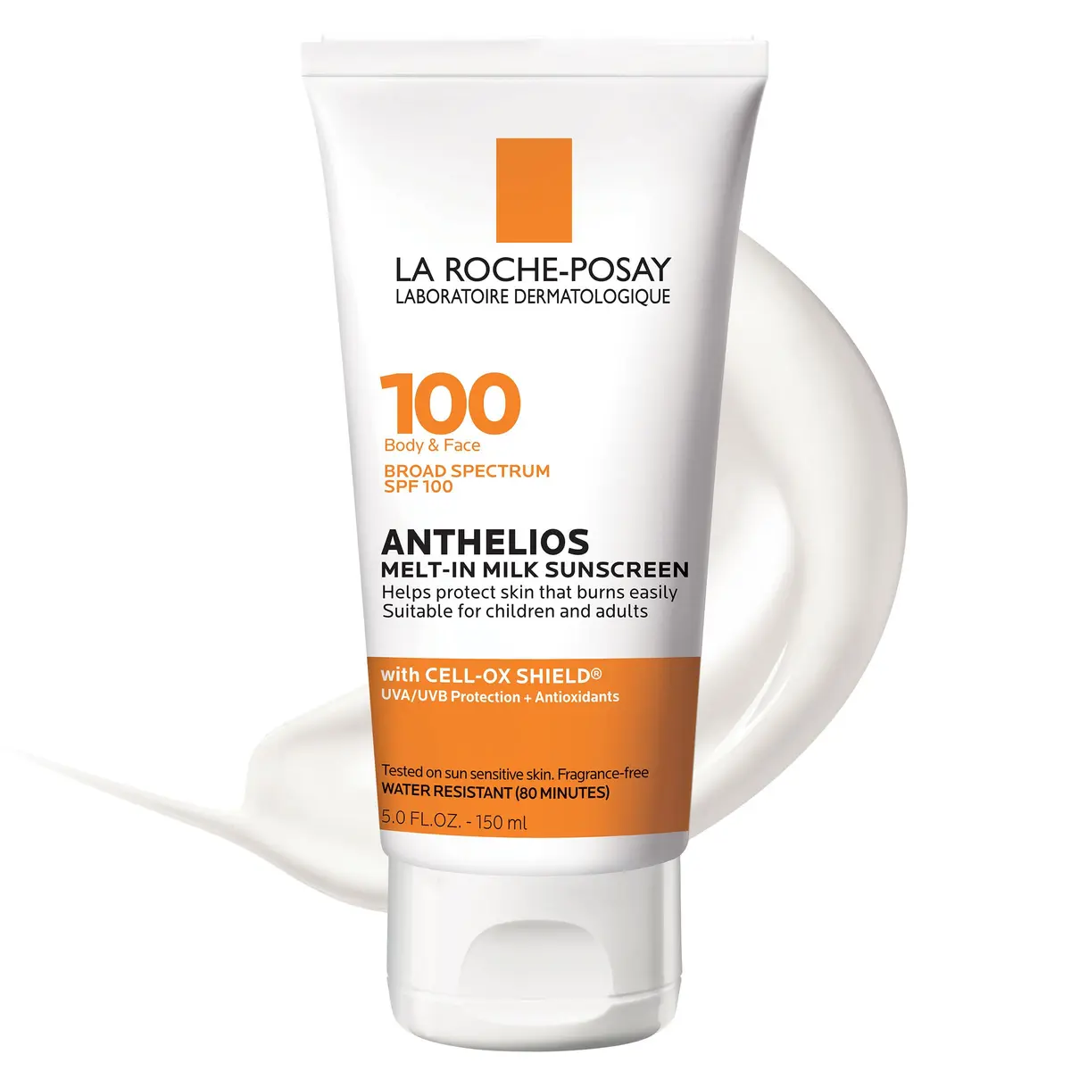 La Roche-Posay Anthelios Melt-In Milk Sunscreen SPF 100 148ml (5 Fl Oz) | Broad Spectrum UVA/UVB Protection - main product image