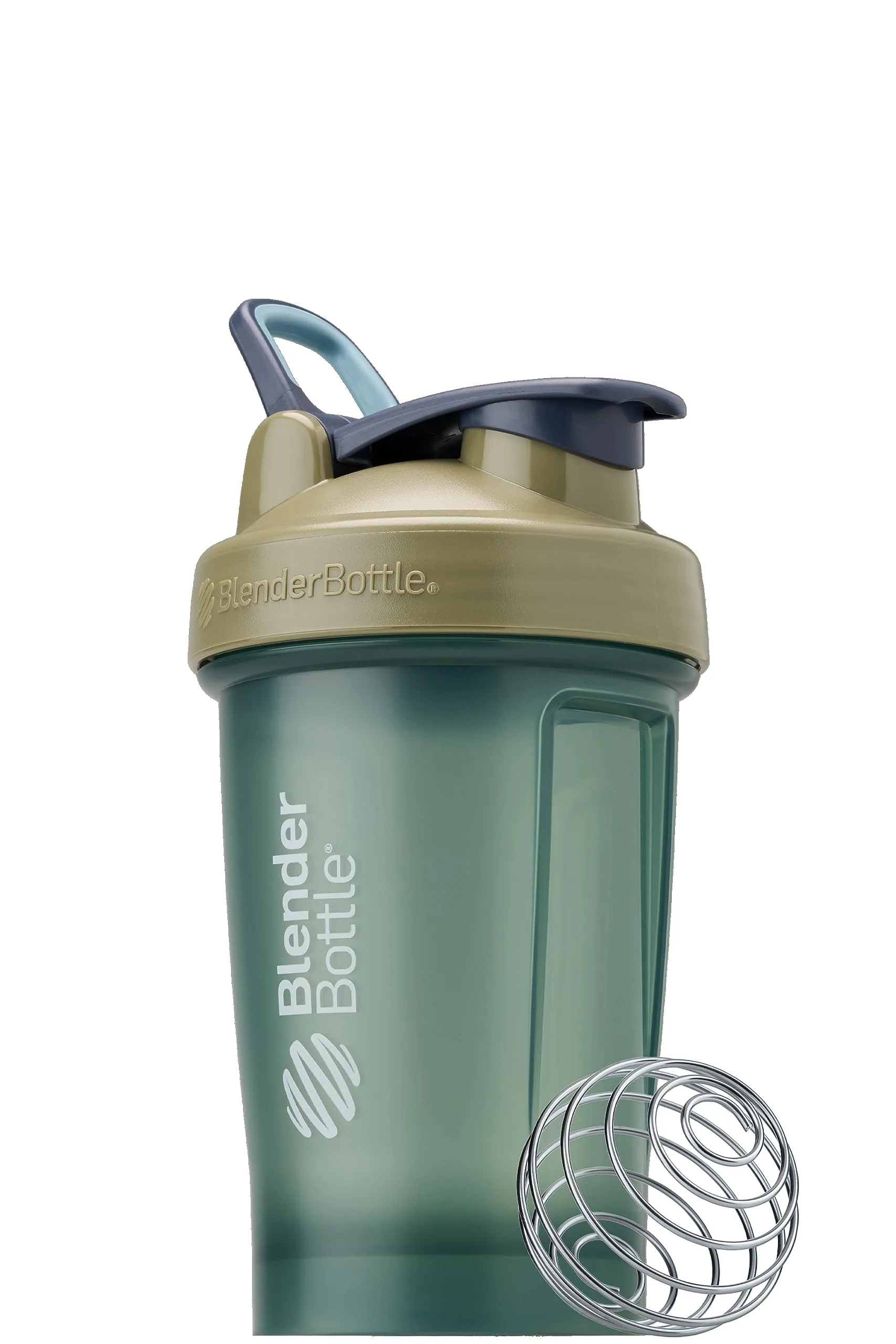 BlenderBottle Classic V2 Shaker Bottle 20oz Tan | Patented Mixing System - main product image