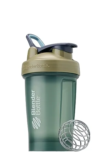 BlenderBottle Classic V2 Shaker Bottle 20oz Tan | Patented Mixing System - main product image