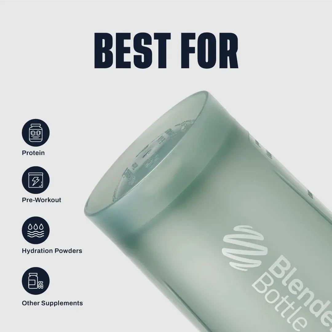 BlenderBottle Classic V2 Shaker Bottle 20oz Tan | Patented Mixing System - view 5