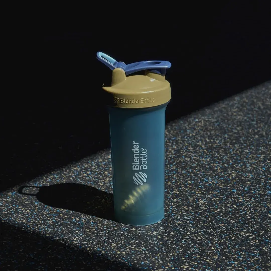 BlenderBottle Classic V2 Shaker Bottle 20oz Tan | Patented Mixing System - view 7