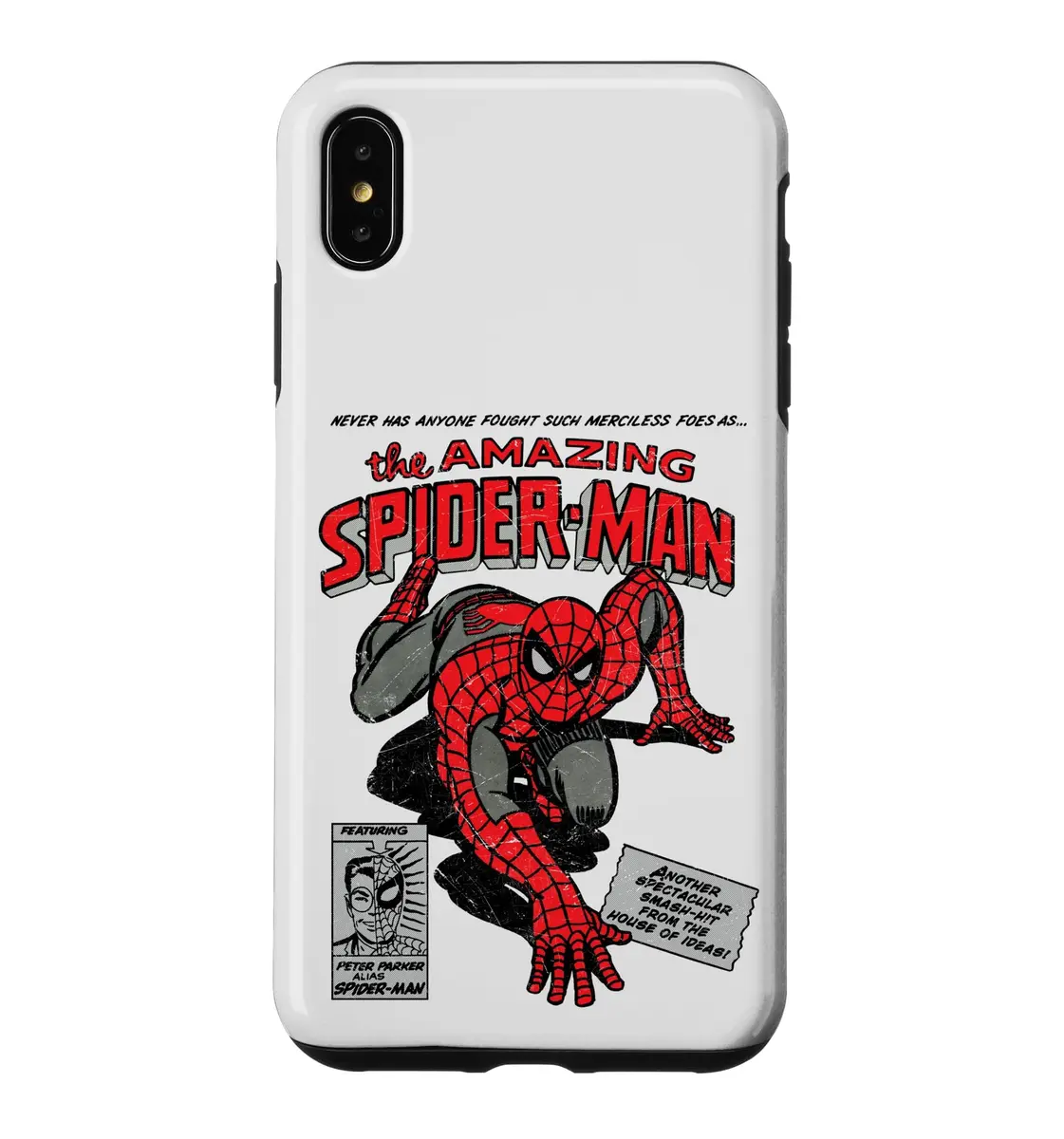 Marvel Spider-Man Retro Comic Case for iPhone XS Max | Heavy Duty Protection with Comic Design - main product image