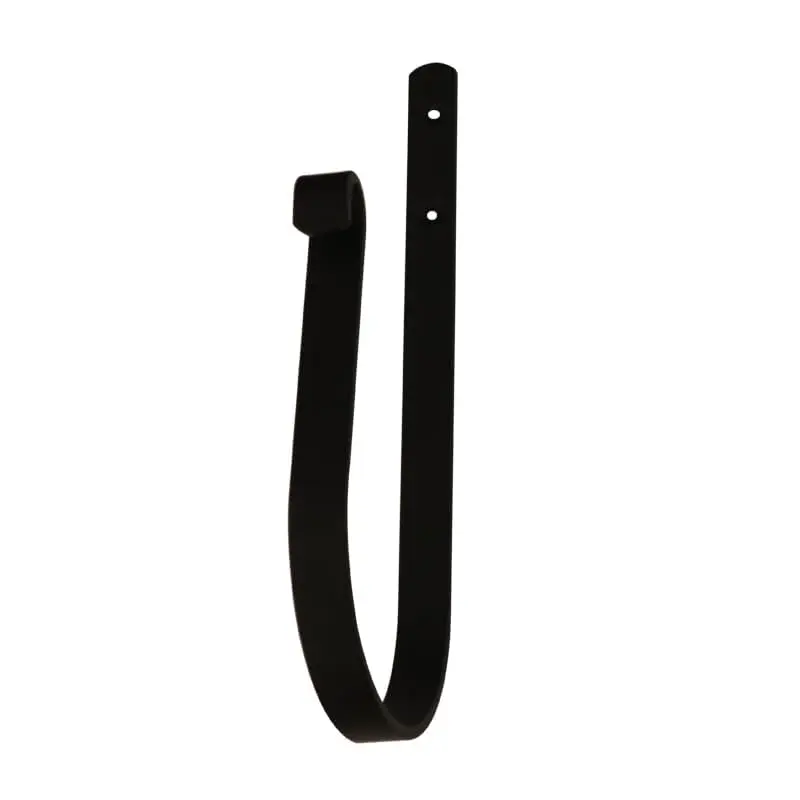 Refila Black Curtain Swag Holder Set of 2 | Wall Mounted Metal Drapery Tiebacks with Screws - view 7