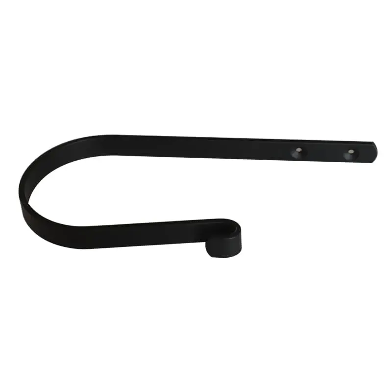 Refila Black Curtain Swag Holder Set of 2 | Wall Mounted Metal Drapery Tiebacks with Screws - view 10