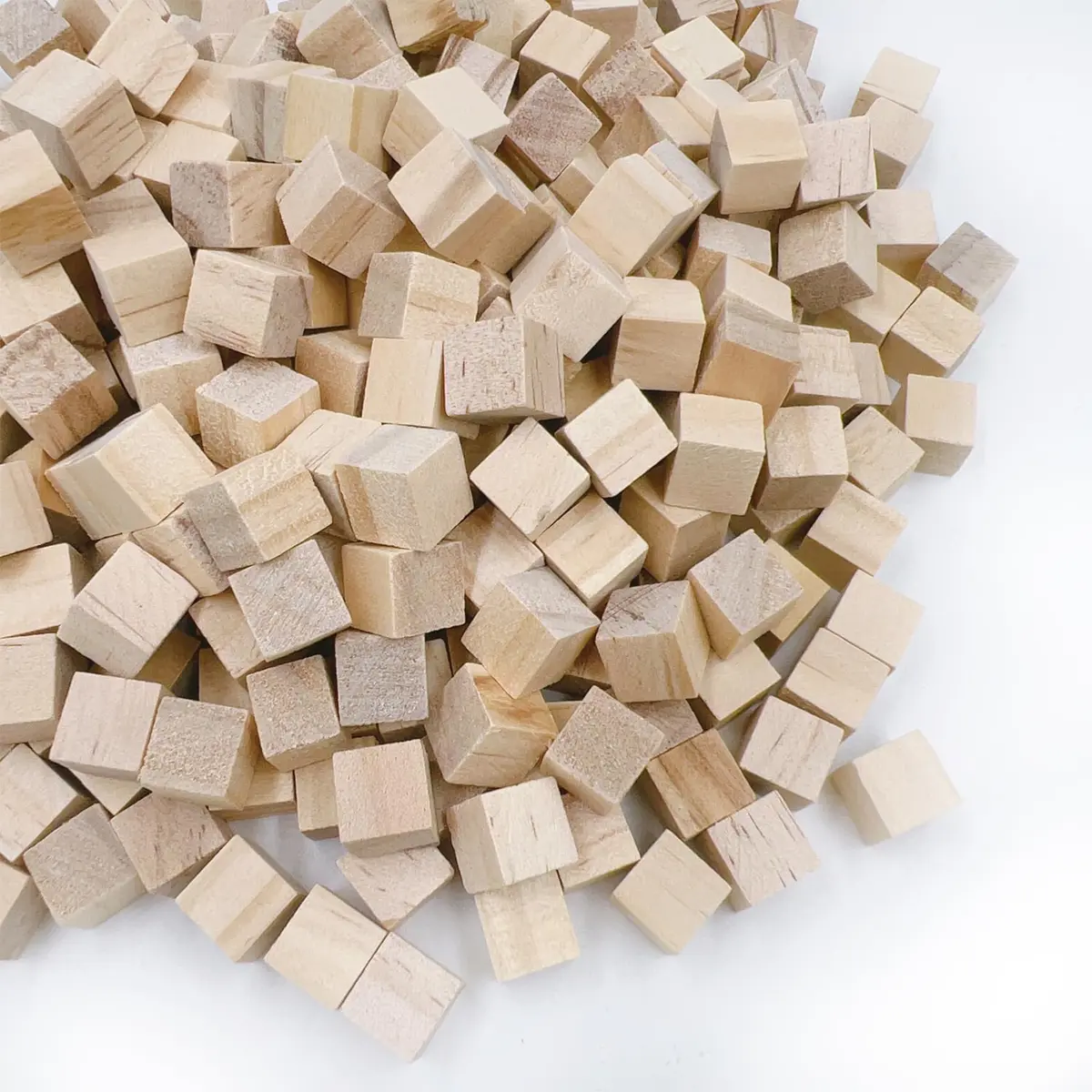 WURONXIN Unfinished Wooden Blocks 1cm Pack of 500 Small Wood Cubes | DIY Craft Wood - view 3