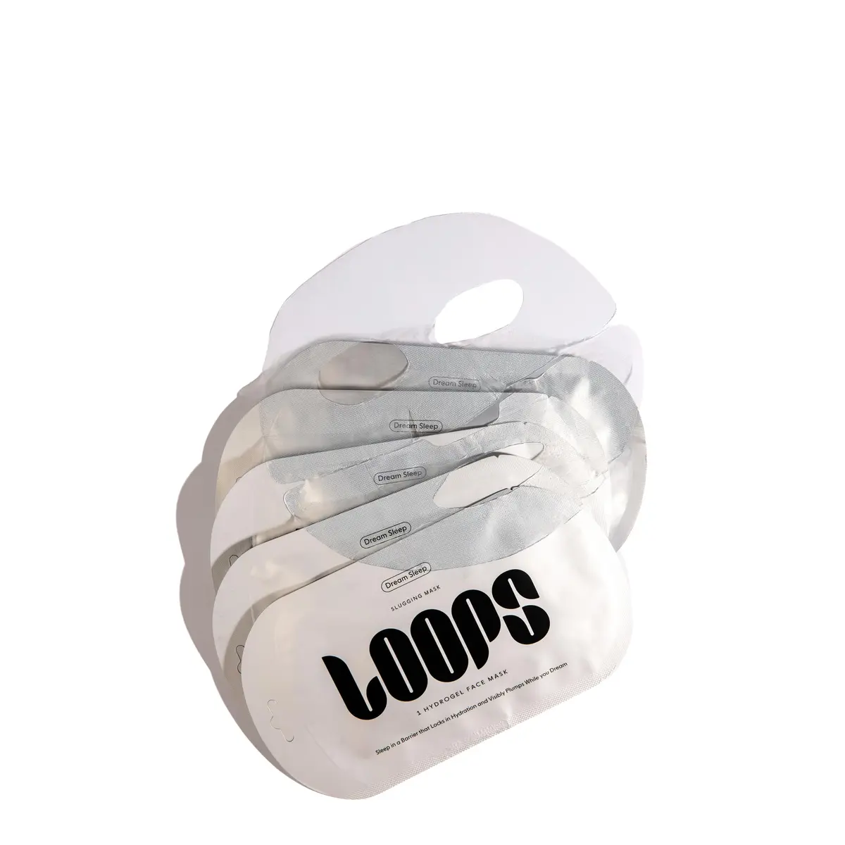 LOOPS Dream Sleep Nighttime Hydrogel Face Mask 5pc | Deep Hydration & Glow - main product image