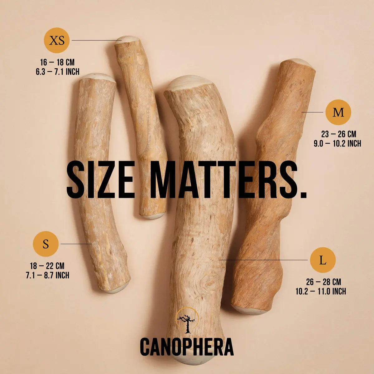 Canophera Dog CHEW Stick Made of Coffee Tree Wood 2 Pack | Natural Stress & Dental Support - view 5