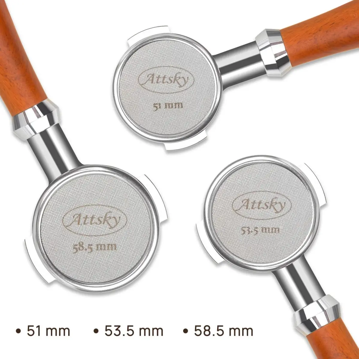 Attsky 51mm Espresso Puck Screen for Portafilter | 316 Stainless Steel, 1.7mm Thick, 150μm Mesh - view 7