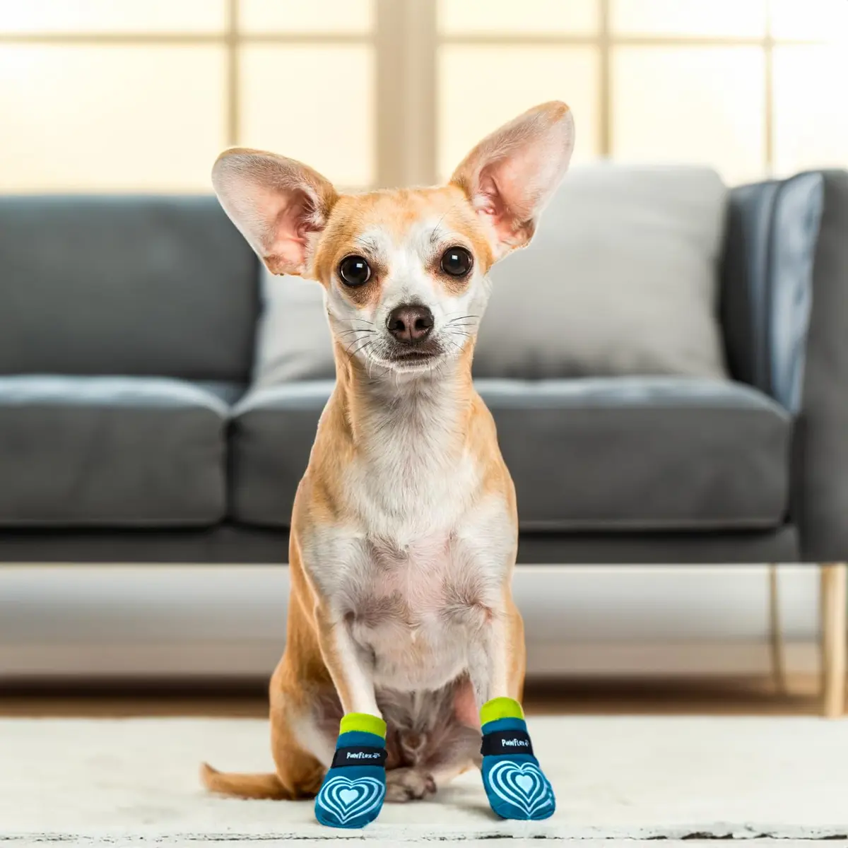 PawFlex Comfy Pawz Dog Socks | Non-Slip Cotton Traction Control for Senior & Disabled Dogs - view 5