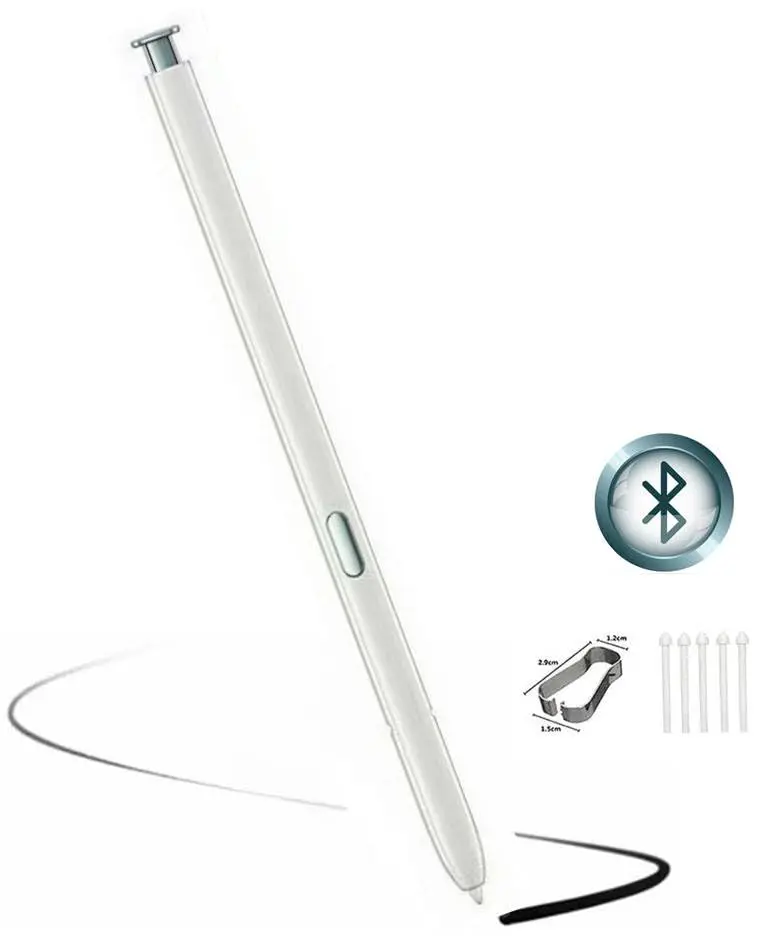 JMBTQ Galaxy Note 10 Stylus Pen (Bluetooth) Replacement | White, Touch & Tips - main product image