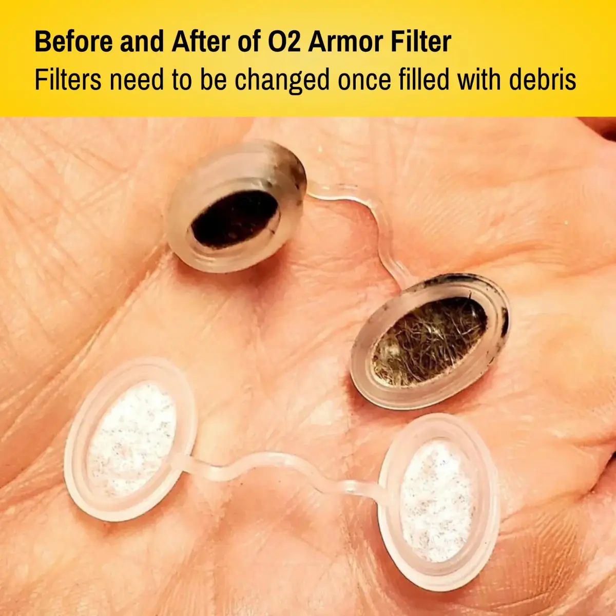 O2 Armor Nose Filters for Welding, Dust & Allergies - Large Size, 50 Pack | Discreet Nasal Air Filters for Cleaner Breathing - view 2