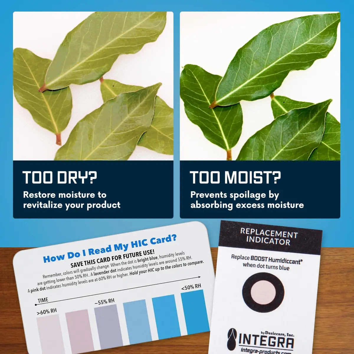 Integra Boost 62% RH Humidity Control Packs 8g (0.28 oz) — Pack of 50 | Preserves Flavor & Aroma - view 6