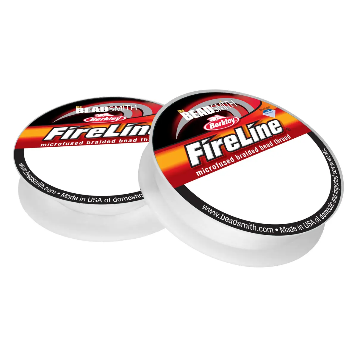 The Beadsmith Fireline Micro-Fused Braided Thread 15 yards | Strong, USA-made beading thread for jewelry making - main product image