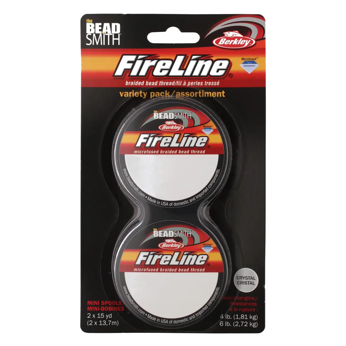 The Beadsmith Fireline Micro-Fused Braided Thread 15 yards | Strong, USA-made beading thread for jewelry making - view 8