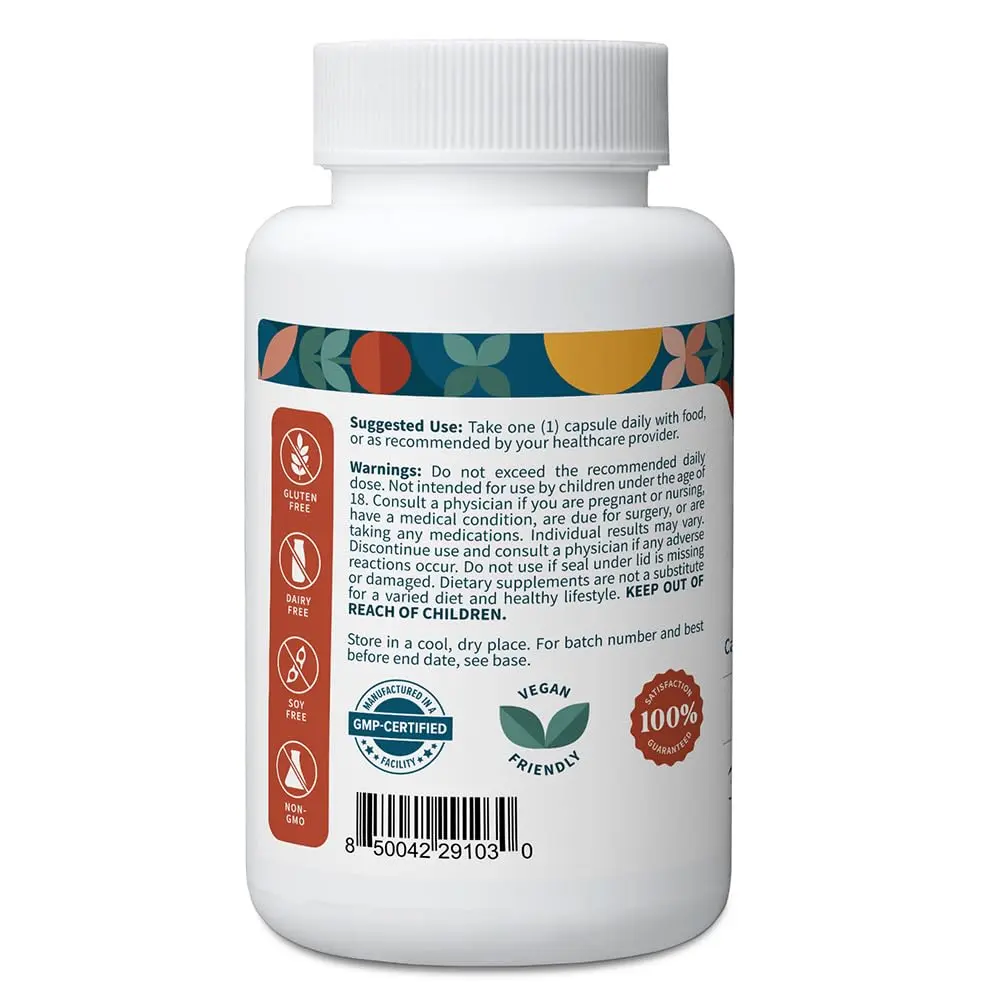 Pattern Wellness CoQ10 Supplement – 30 Vegan Capsules | Supports Cellular Energy & Circulatory Wellness - view 2