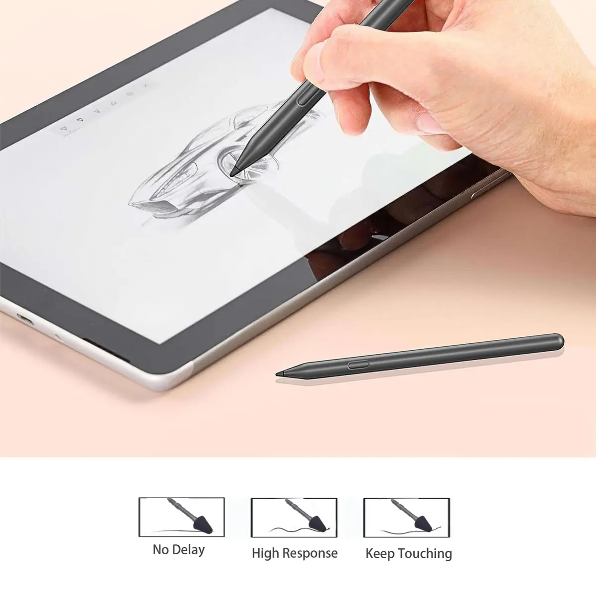 Mingxiong Precision Pen 3 Nibs Replacement for Lenovo Pen | 4096 Pressure Levels, Smooth & Accurate Writing - view 5