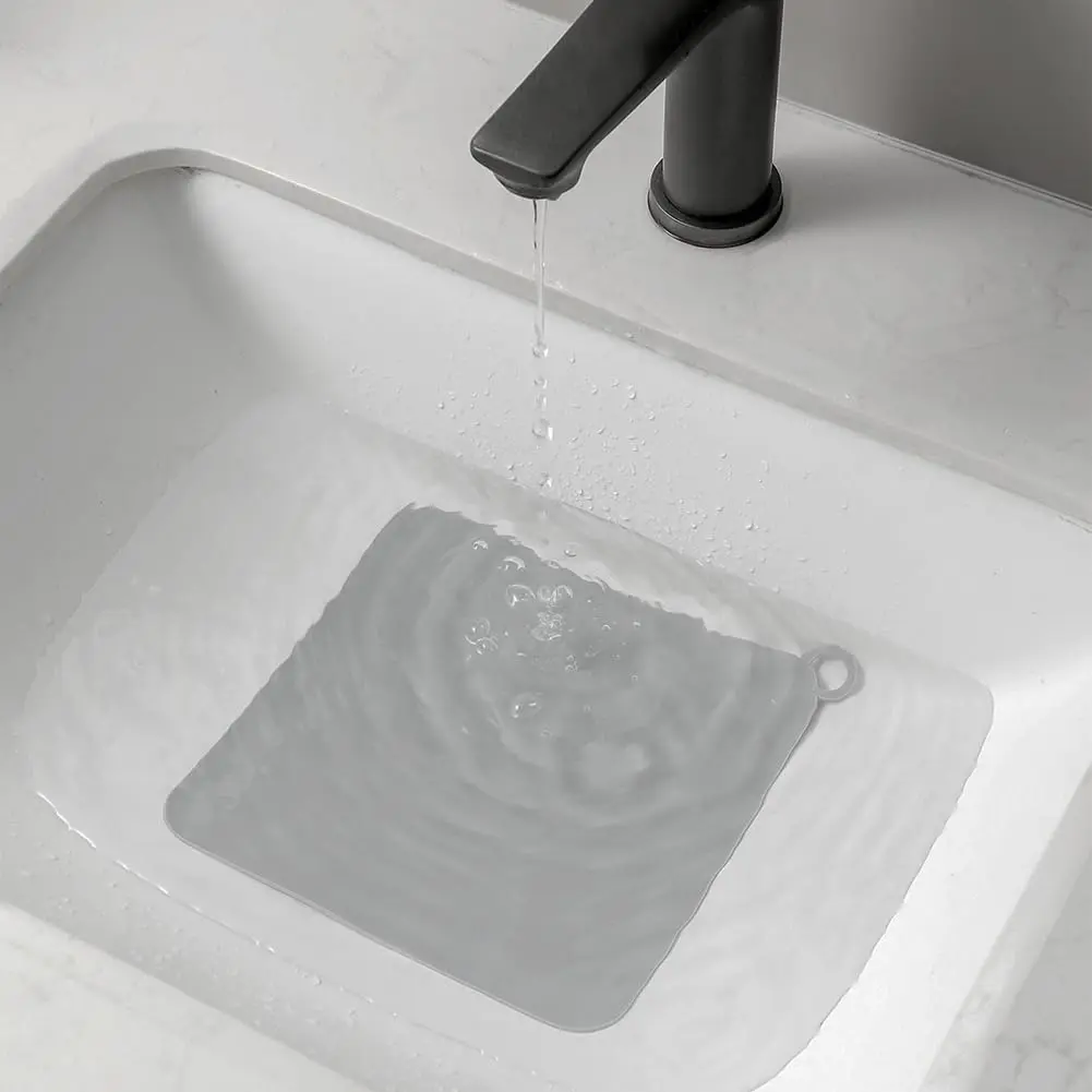 Aswewamt Silicone Tub Stopper Floor Drain Plugs Bathtub Drain Cover Anti-Odor Mat 6 Pcs | Seals Drains & Blocks Odor - view 4