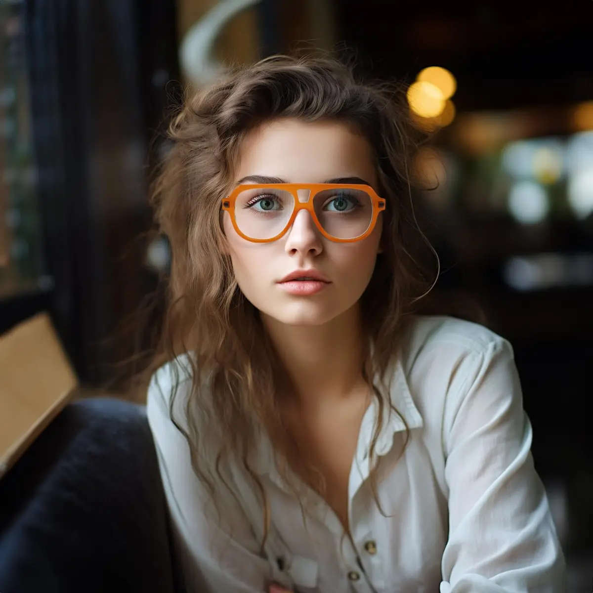 FEISEDY Aviator Frame Glasses for Women Men Blue Light Blocking Glasses Anti Glare Computer Eyeglasses - view 5
