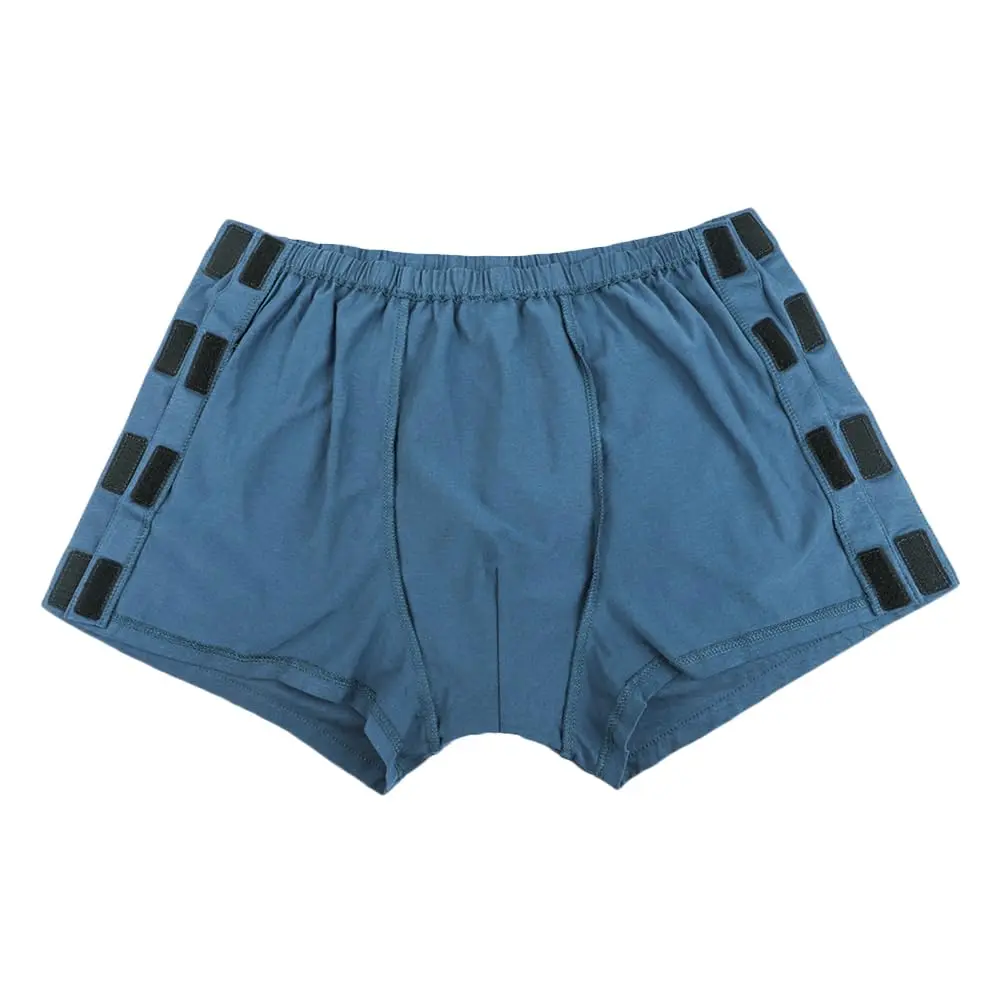 HKSICHENGKEJI Tear Away Shorts for Men | Post Surgery Athletic Cotton Boxer Briefs (27.5-39.3in Waist) - view 8