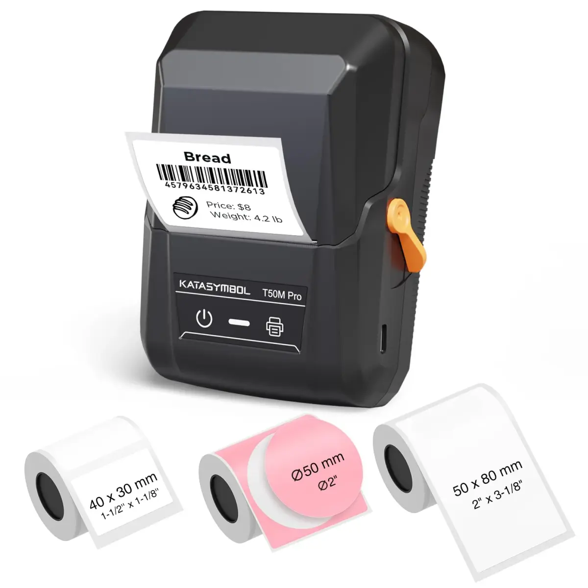 SUPVAN T50M Pro Bluetooth Label Maker Machine with 3 Tapes, Portable, 220V Compatible, USB-C, High Resolution | Best Label Printers for Indian Market - main product image
